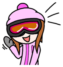 Snowboard Powder sticker #269064