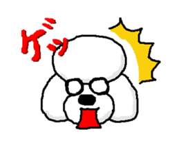 Teku the Poodle sticker #269111