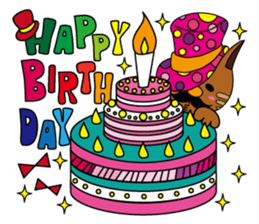 Bobby, one day of a cute Dandy cat sticker #269305