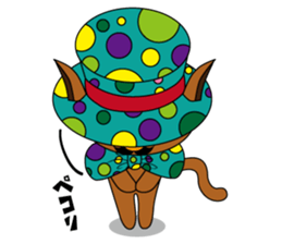 Bobby, one day of a cute Dandy cat sticker #269309