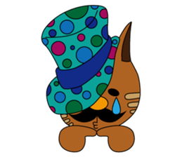 Bobby, one day of a cute Dandy cat sticker #269312