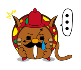 Bobby, one day of a cute Dandy cat sticker #269324