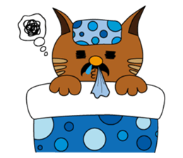 Bobby, one day of a cute Dandy cat sticker #269328