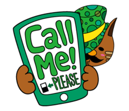 Bobby, one day of a cute Dandy cat sticker #269330