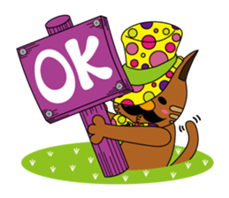 Bobby, one day of a cute Dandy cat sticker #269333