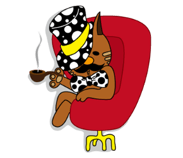 Bobby, one day of a cute Dandy cat sticker #269340