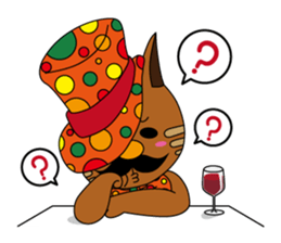 Bobby, one day of a cute Dandy cat sticker #269341