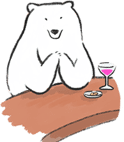 The Drinking Bear sticker #269695