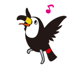 Masked lovebird & Toco Toucan sticker #269910
