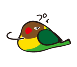 Masked lovebird & Toco Toucan sticker #269911