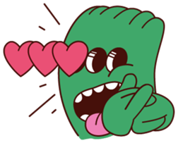 monster stamp sticker #270120