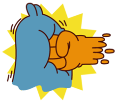 monster stamp sticker #270124