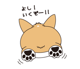 fight!! CORGI sticker #270515