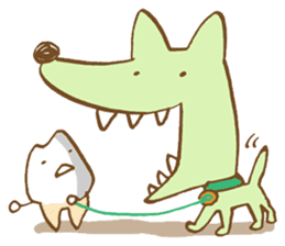 Your teeth begins to move! sticker #270588