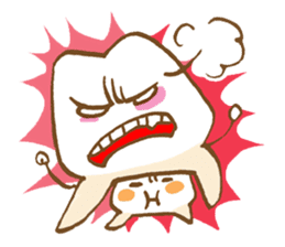 Your teeth begins to move! sticker #270592