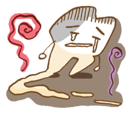 Your teeth begins to move! sticker #270596