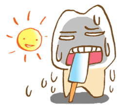 Your teeth begins to move! sticker #270598