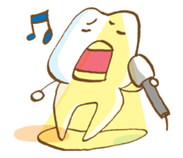 Your teeth begins to move! sticker #270599