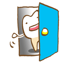 Your teeth begins to move! sticker #270603