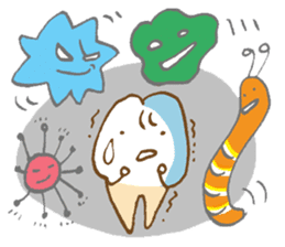 Your teeth begins to move! sticker #270612