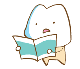 Your teeth begins to move! sticker #270621