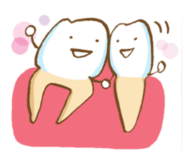 Your teeth begins to move! sticker #270622