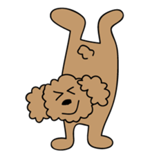 This is a Toy-Poodle stamp!! sticker #270844