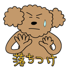 This is a Toy-Poodle stamp!! sticker #270856