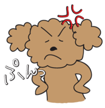 This is a Toy-Poodle stamp!! sticker #270861