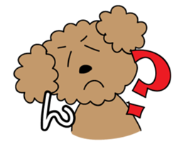 This is a Toy-Poodle stamp!! sticker #270864