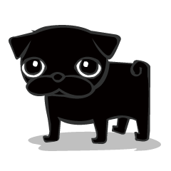 Black Pug Dom By Doma