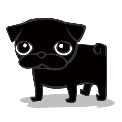 Black Pug Dom By Doma Black Pug Dom By Doma