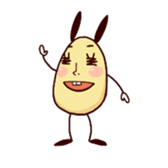 Rabbit egg Dani sticker #271225