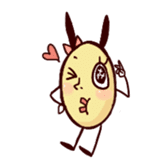 Rabbit egg Dani sticker #271231