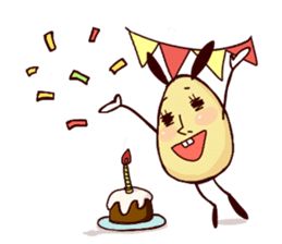 Rabbit egg Dani sticker #271235