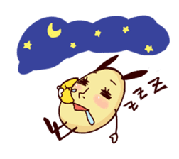 Rabbit egg Dani sticker #271247