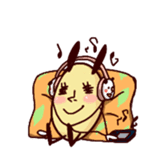 Rabbit egg Dani sticker #271251