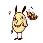 Rabbit egg Dani sticker #271256