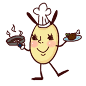 Rabbit egg Dani sticker #271258