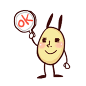 Rabbit egg Dani sticker #271259