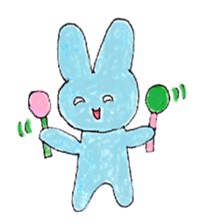 A rabbit and me sticker #271510