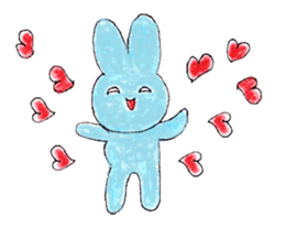 A rabbit and me sticker #271524