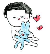 A rabbit and me sticker #271542