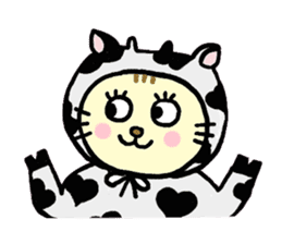 Cosplay cat Sirena sticker #272199