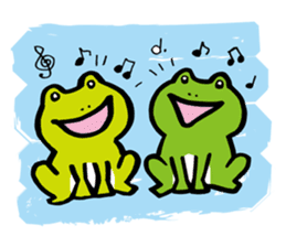 The Frog "PINYA" sticker #272263