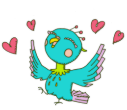 Cerulean Bird (Japanese ver.) sticker #272385