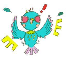 Cerulean Bird (Japanese ver.) sticker #272387