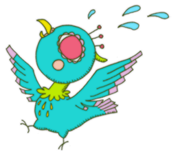 Cerulean Bird (Japanese ver.) sticker #272397