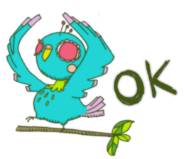 Cerulean Bird (Japanese ver.) sticker #272398