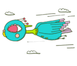 Cerulean Bird (Japanese ver.) sticker #272418